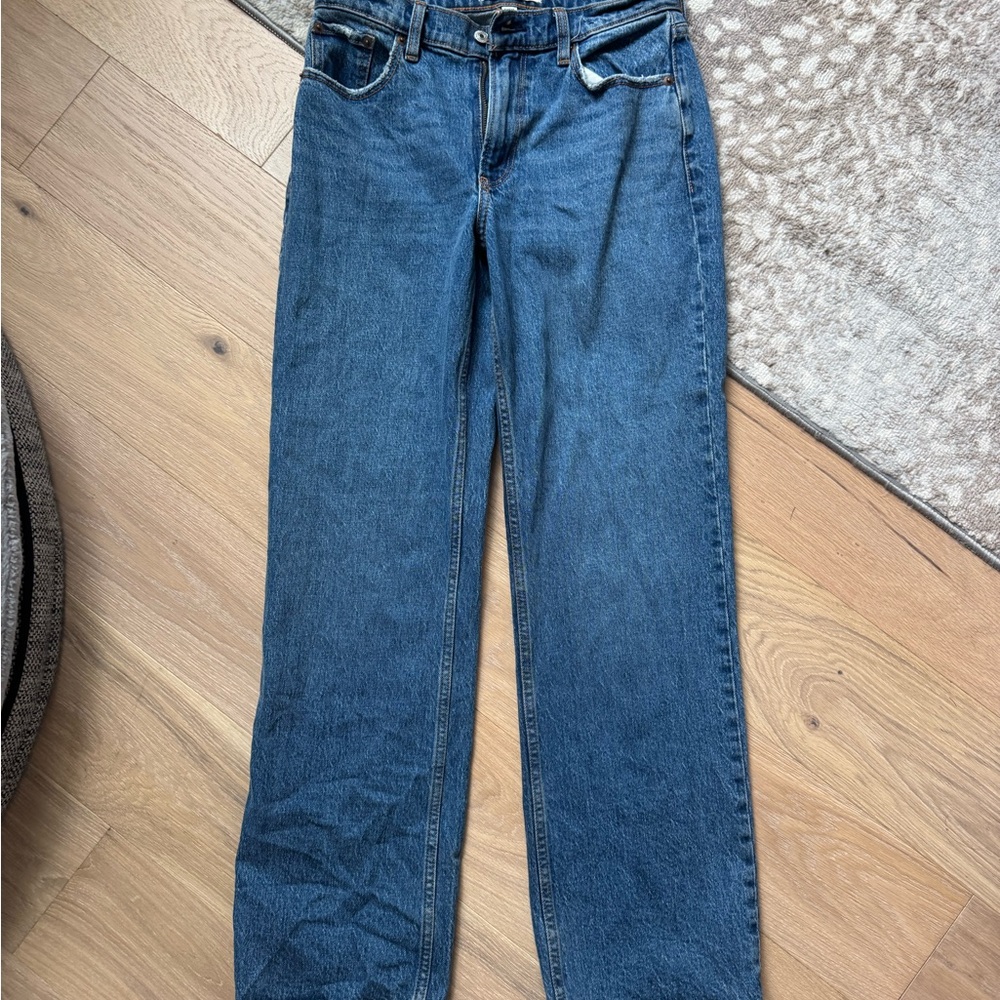 Abercrombie & Fitch “Low rise baggy” curve love size 24
